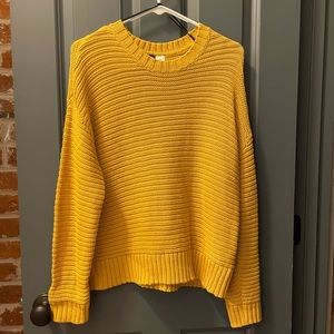 H&M Divided Sweater Size XS Mustard Yellow